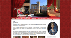 Desktop Screenshot of chateau-de-thegra.com